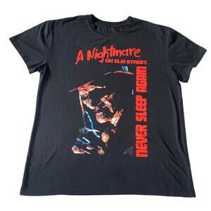 Nightmare On Elm Street Freddy Krueger Never Sleep Again Graphic Tee